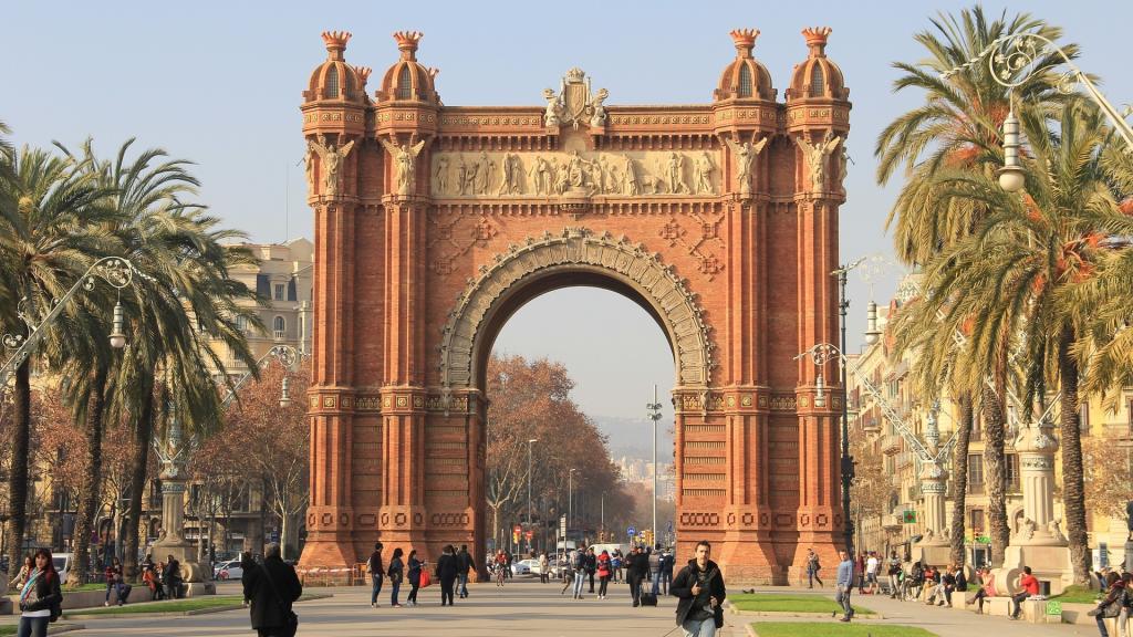 El Arco del Triunfo de Barcelona.