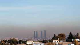 Panorámica de Madrid con su contaminación.