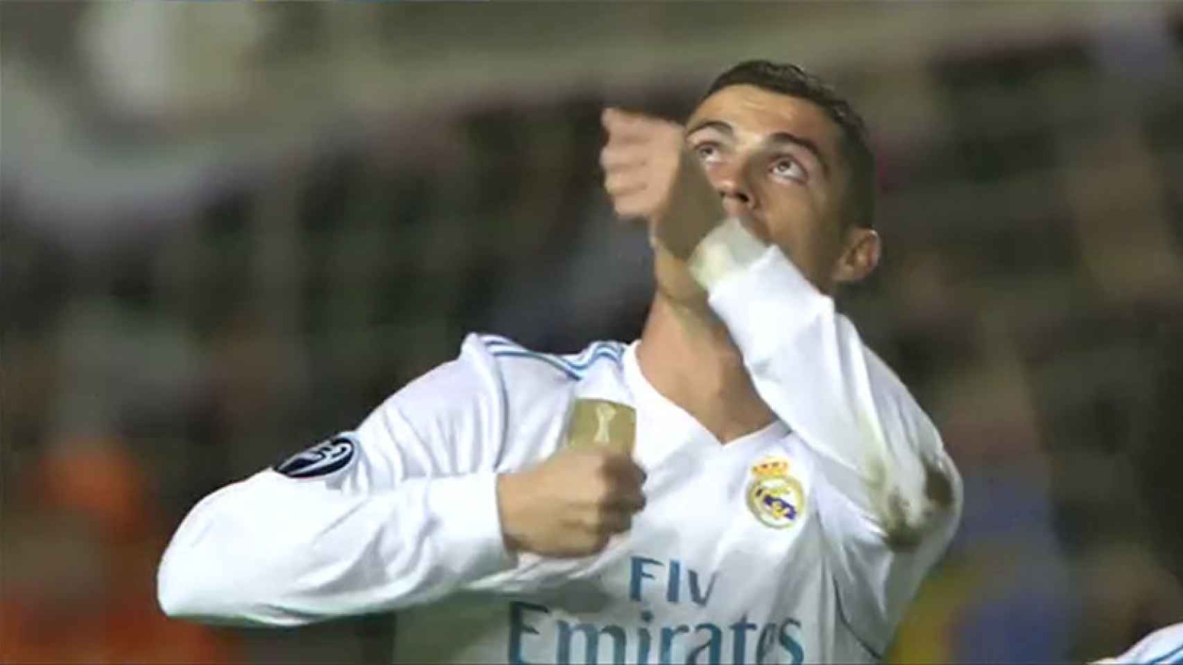 Cristiano Ronaldo celebra el quinto gol ante el APOEL