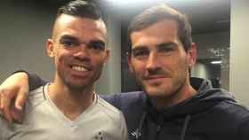 Pepe e Iker Casillas. Foto: Instagram (@IkerCasillas)
