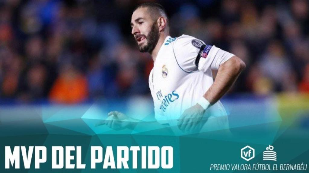 Benzema, MVP del APOEL - Real Madrid