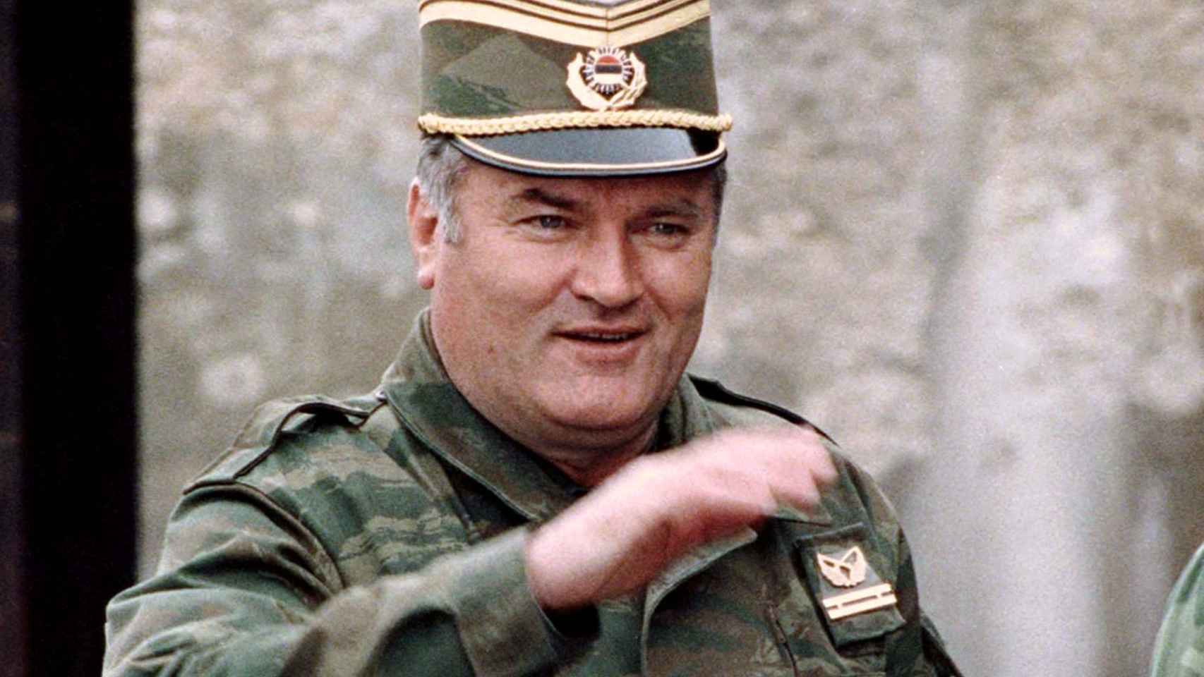 Ratko Mladic, cuando era general de las tropas serbias.