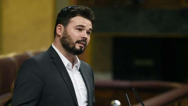 El diputado de ERC, Gabriel Rufián, en una imagen de archivo.