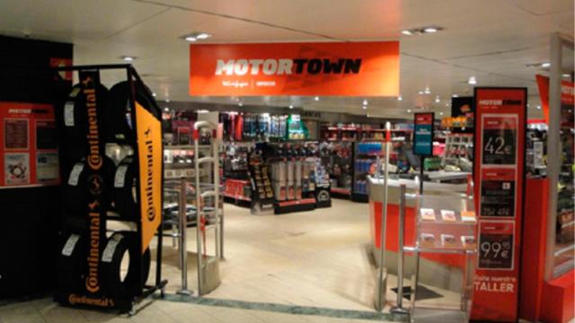 La tienda Motortown de Pozuelo.