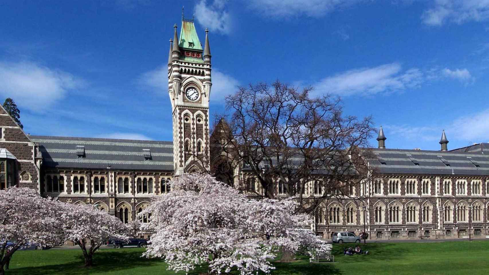 Universidad Otago en Dunedin, Nueva Zelanda