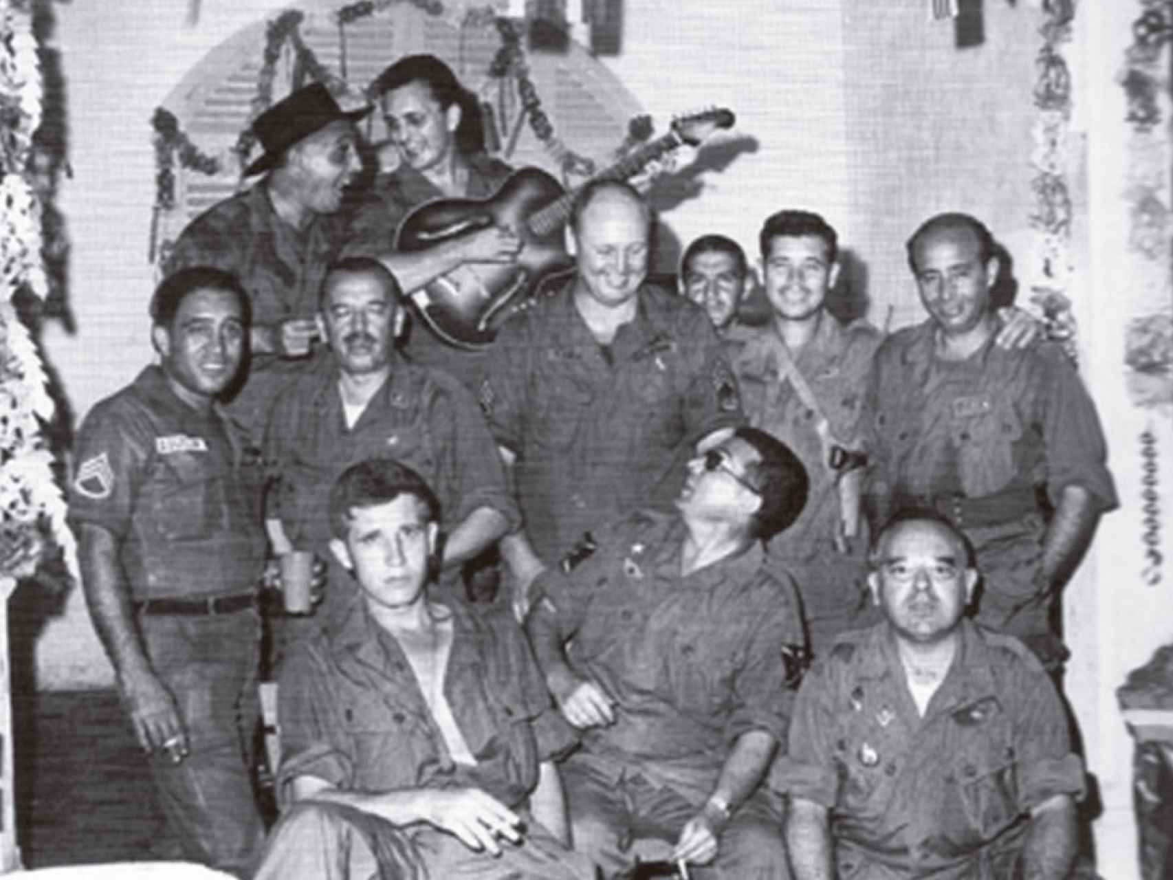 El contingente español desplegado en Vietnam.