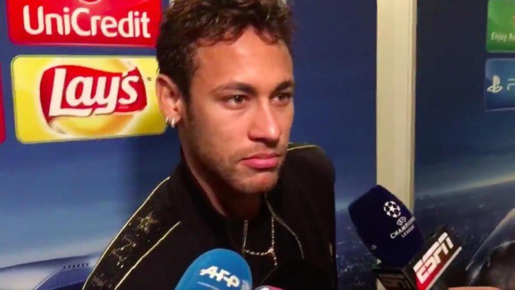 El enfado de Neymar al ser preguntado por el Real Madrid