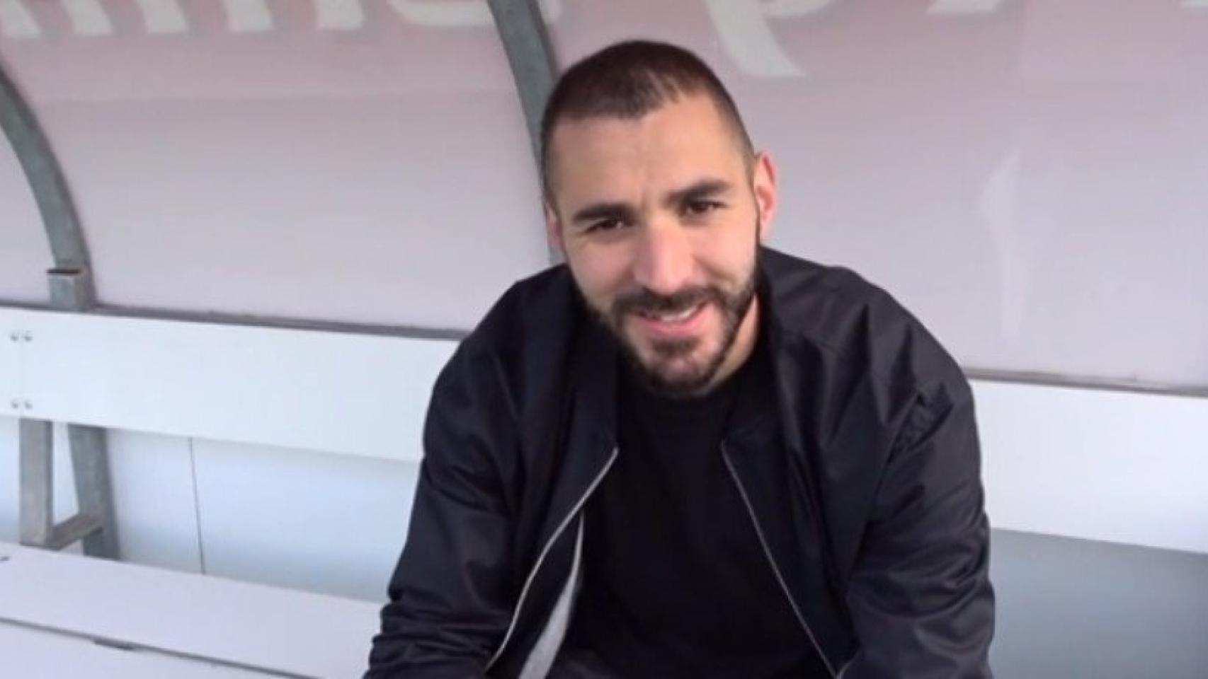 Karim Benzema, en una entrevista con Realmadrid TV