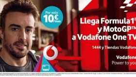 Cartel promocional de Vodafone de la Fórmula 1 difundido en marzo de este año.
