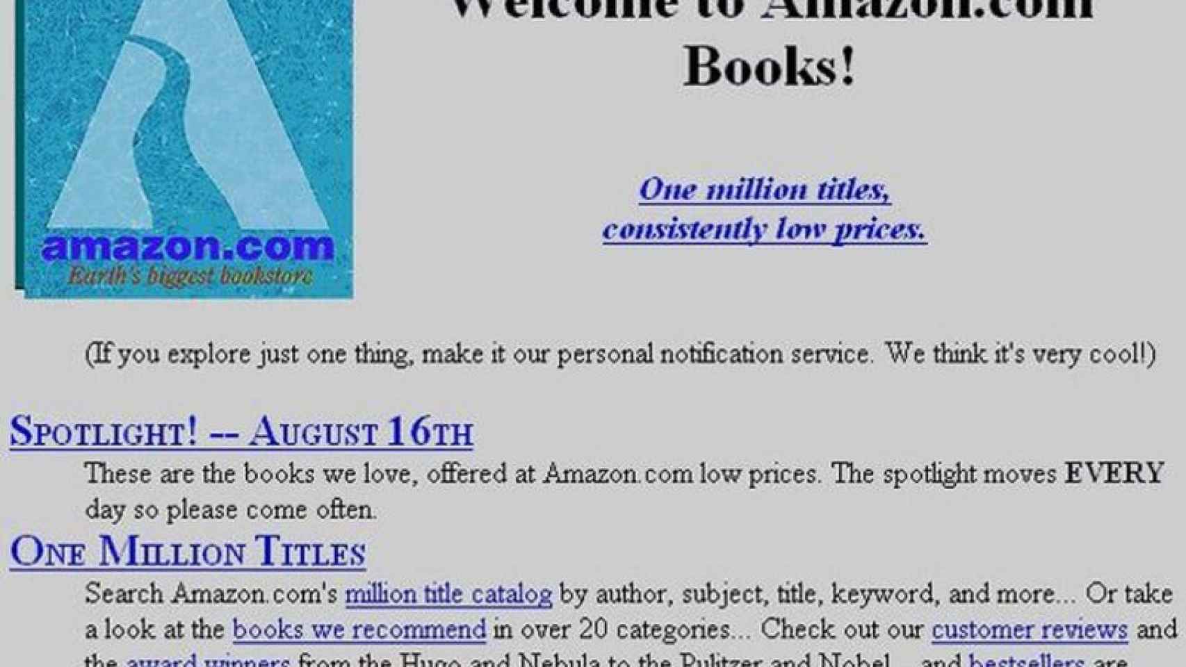 Amazon en 1995