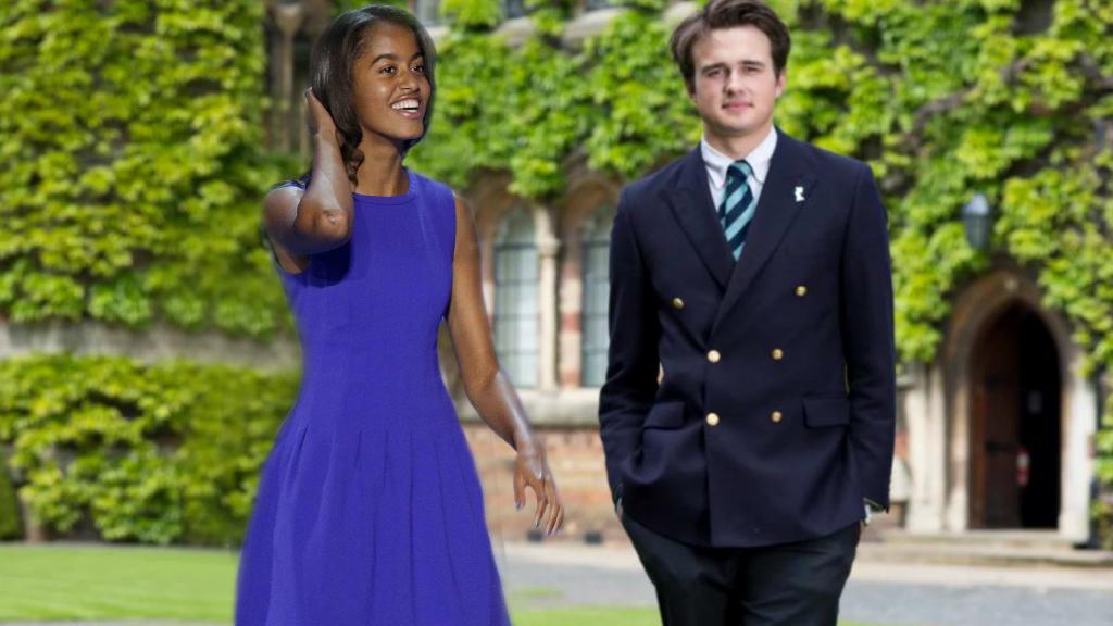 Malia Obama y Rory Farguharson, en un montaje de JALEOS.