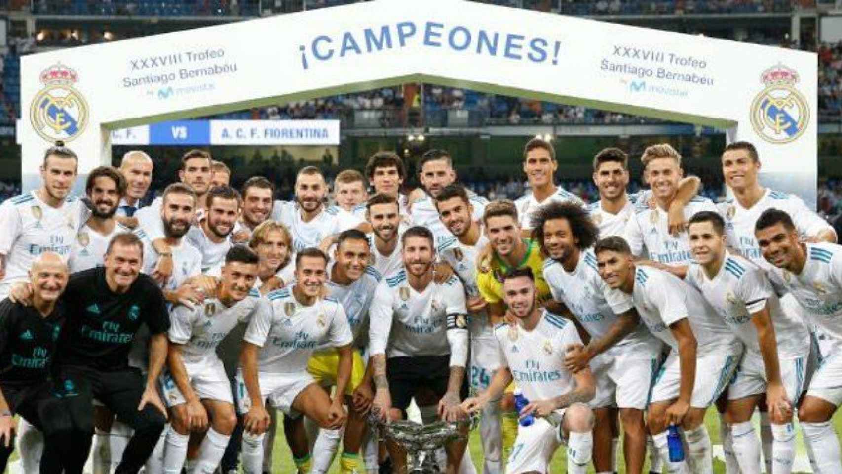 El Real Madrid celebra el Trofeo Bernabéu