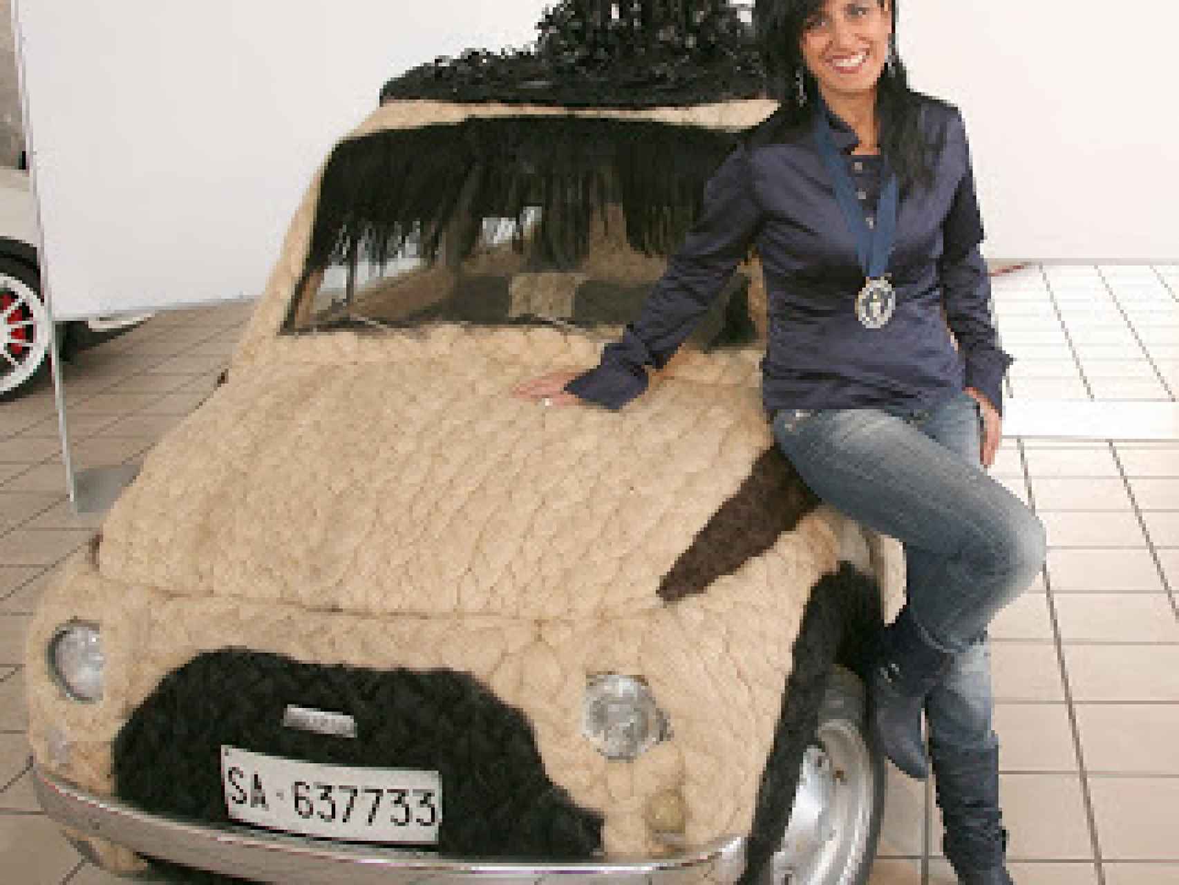 María y su Fiat 500
