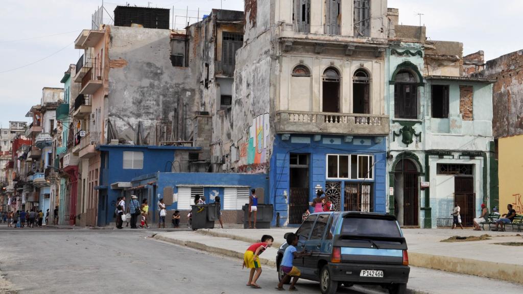 Una calle de La Habana.