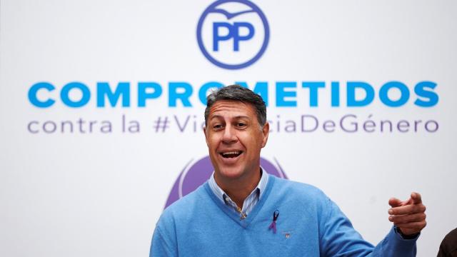 Xavier García Albiol, en un acto de campaña.