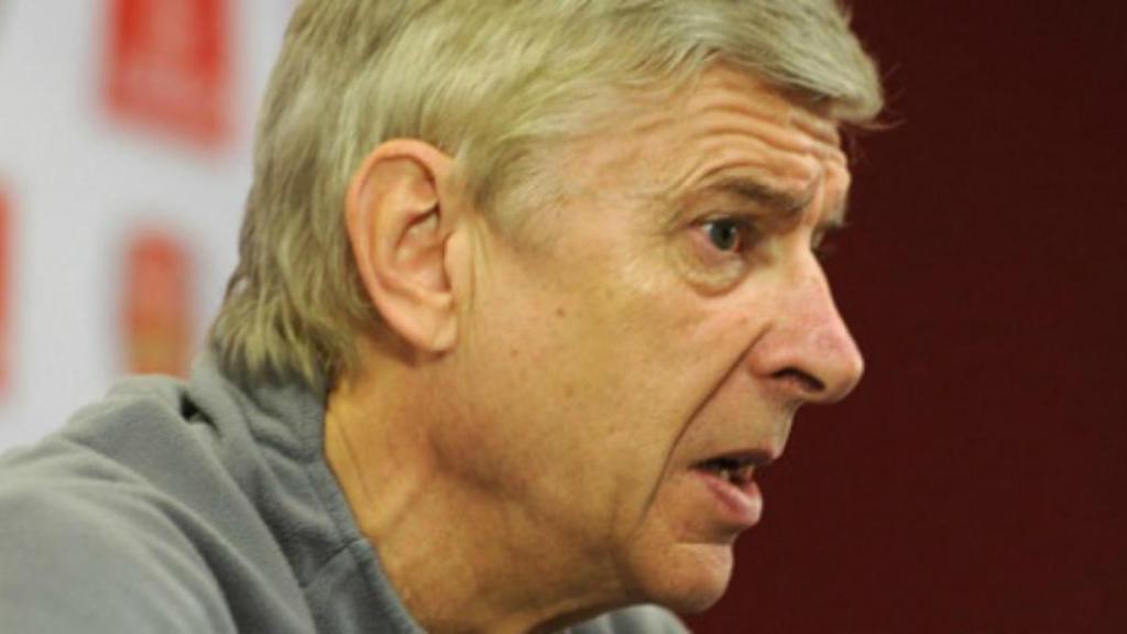 Wenger, en rueda de prensa. Foto: arsenal.com