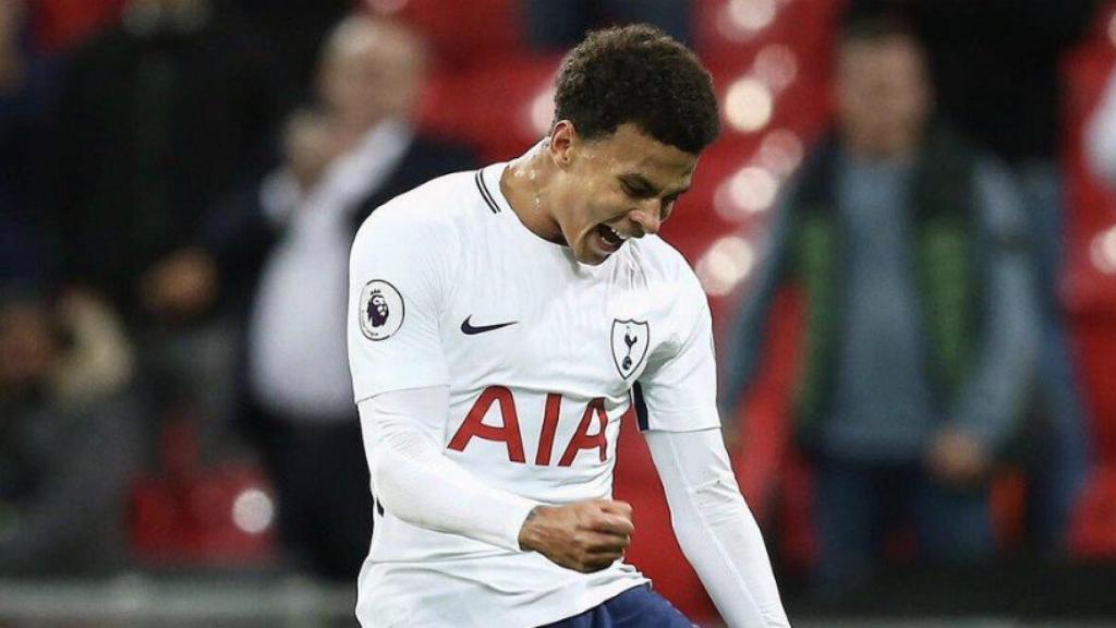 Dele Alli celebra un gol. Foto tottenhamhotspur.com