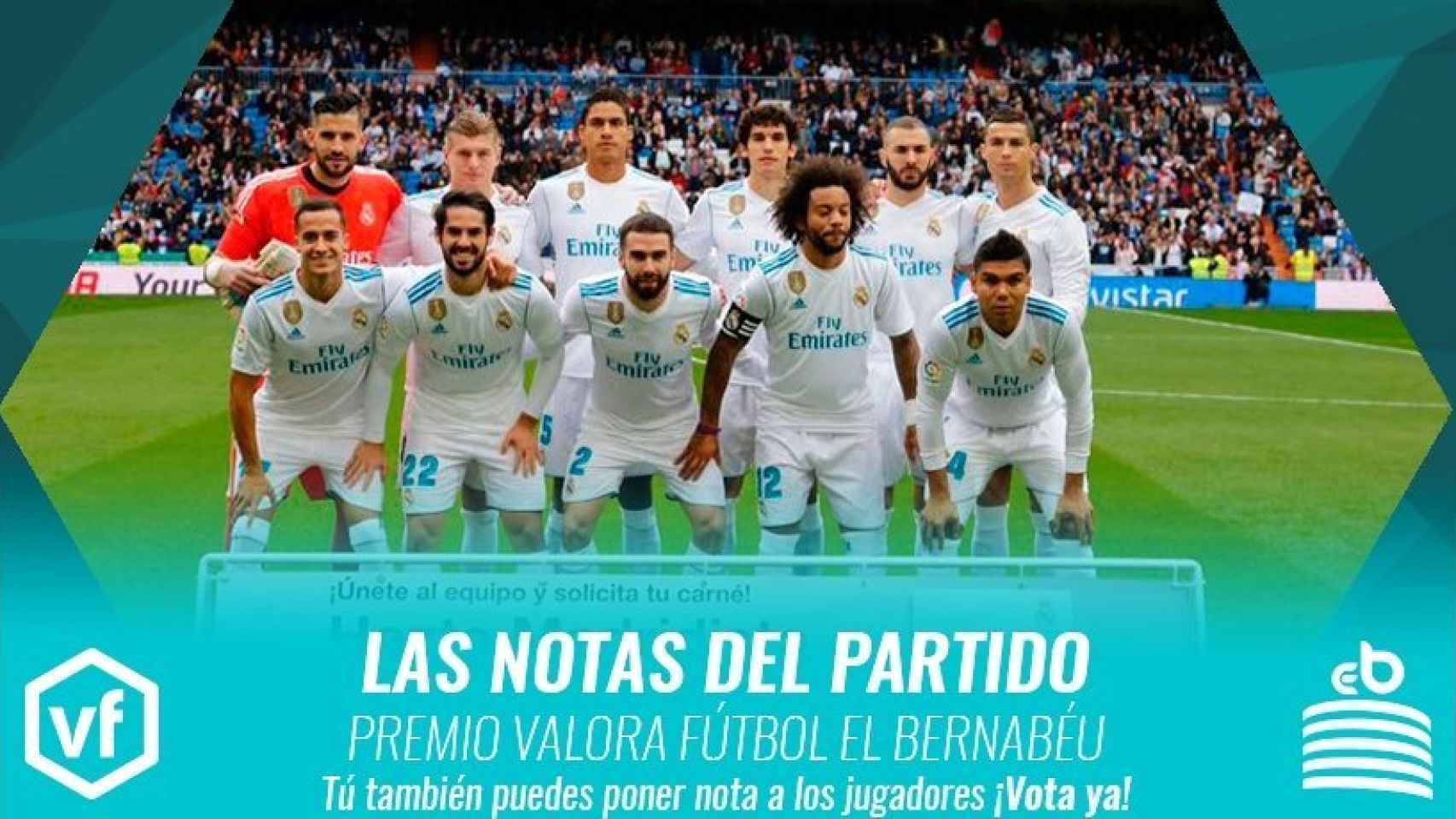 Las notas del Real Madrid - Málaga Foto: Manu Laya / El Bernabéu