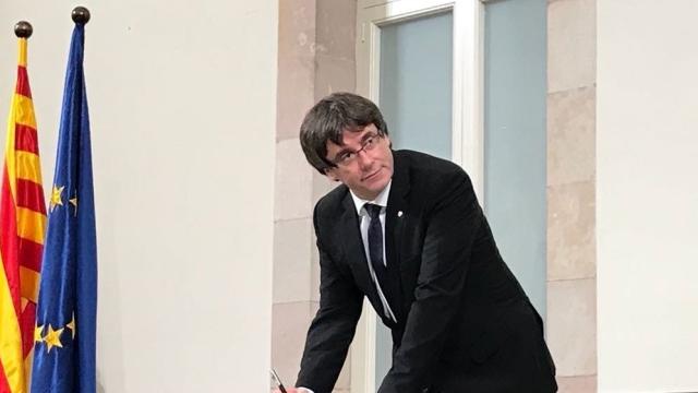 Puigdemont en una foto de archivo