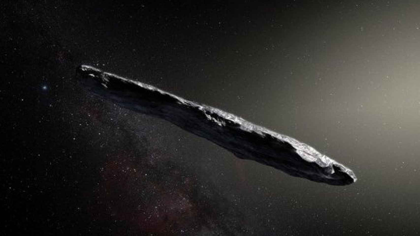 Image: El alargadísimo ‘Oumuamua, el primer asteroide interestelar
