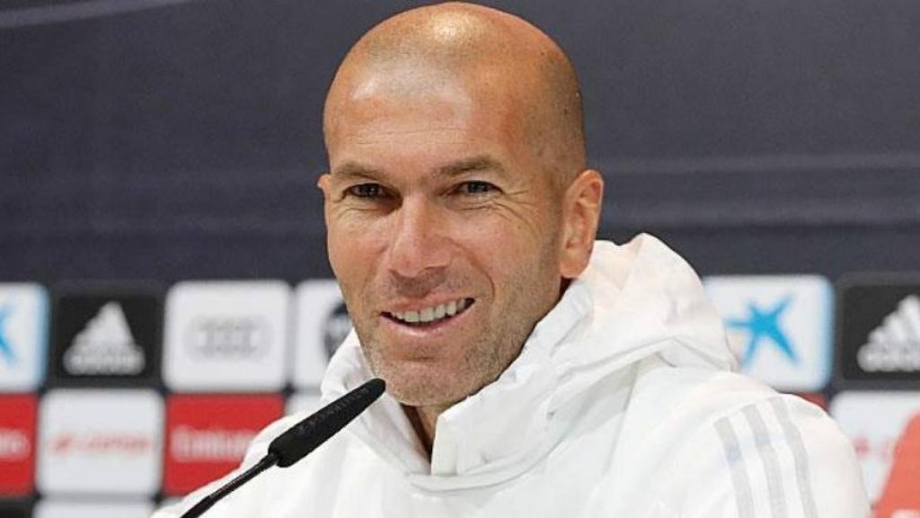 Zidane en rueda de prensa