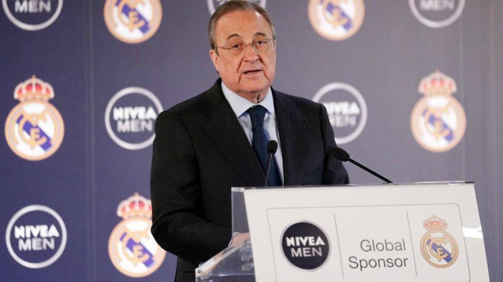 Florentino, en el acuerdo de patrocinio con Nivea