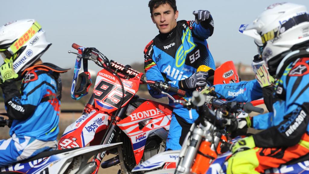 Márquez, en el Allianz Junior Motor Camp.