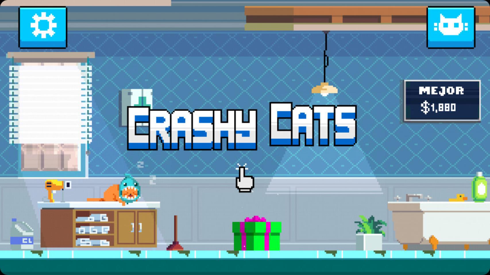 Sé el gato más destructor y adorable del mundo con Crashy Cats
