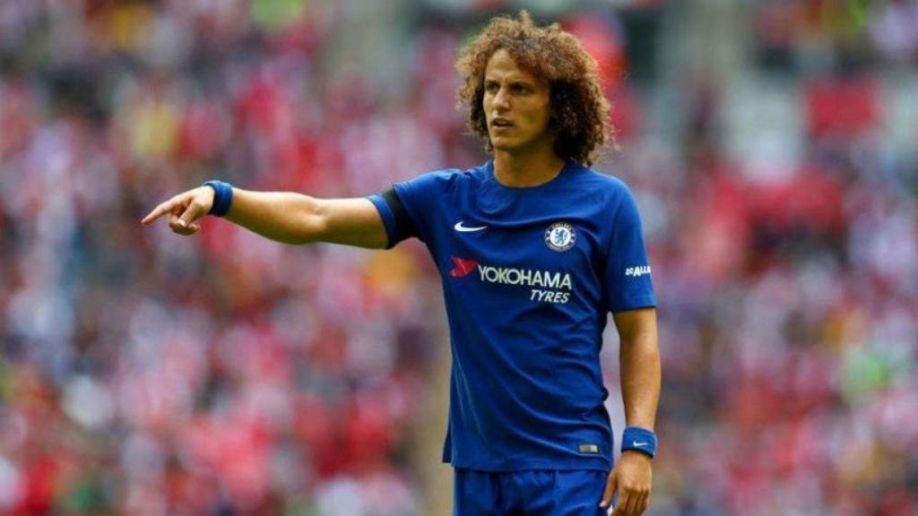 David Luiz, en un partido con el Chelsea. Foto: Twitter (@DavidLuiz_4)