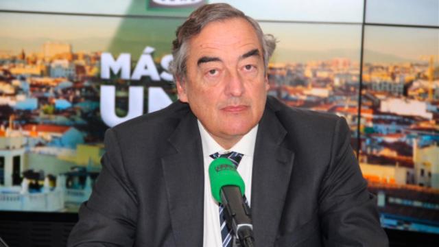 Juan Rosell en un momento de su entrevista con Onda Cero este martes.