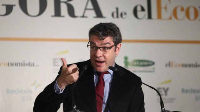 El ministro de Energía, Álvaro Nadal, durante su ponencia este martes.