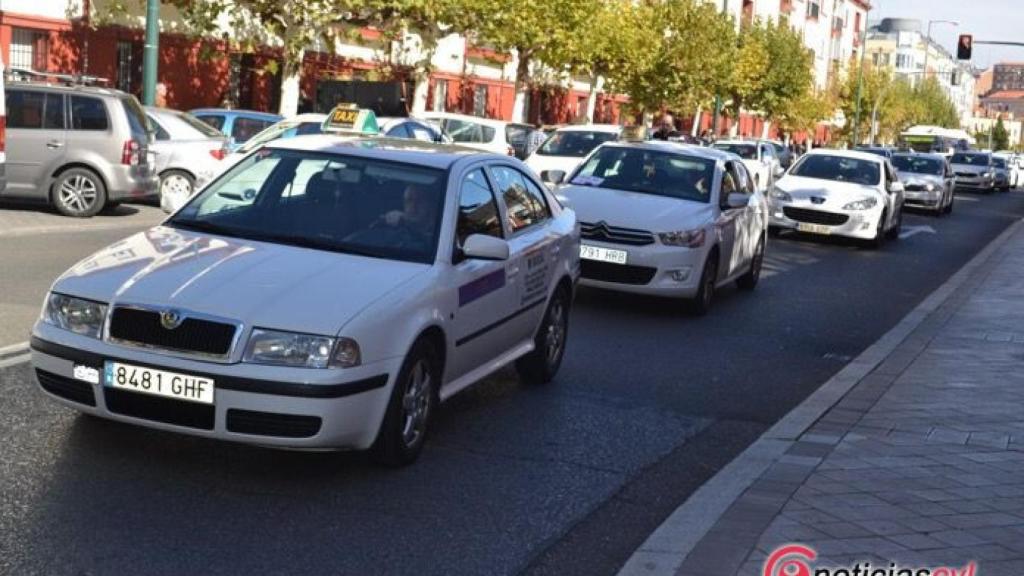 manifestacion taxistas avatar valladolid 8