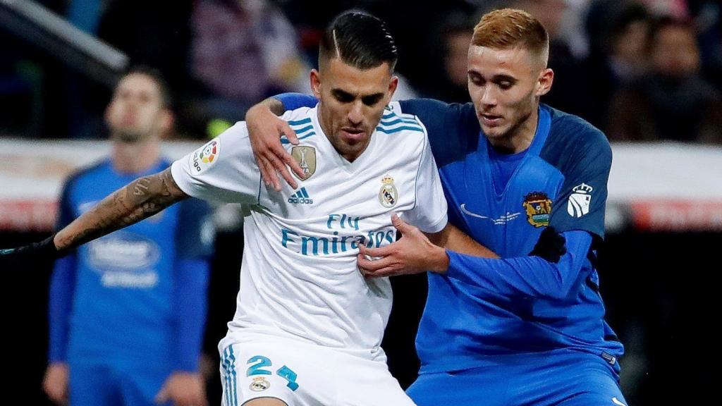 Dani Ceballos,en el partido de Copa ante el Fuenlabrada.