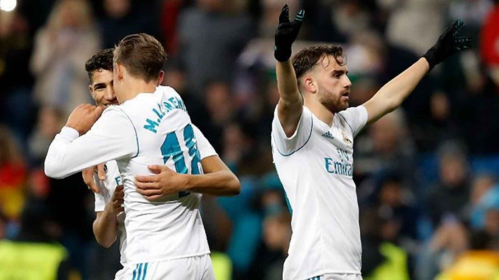 Borja Mayoral marca el primer gol del Madrid
