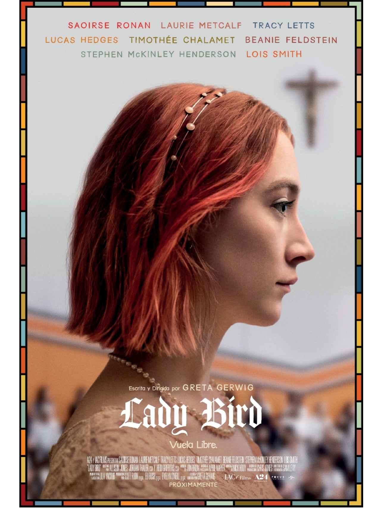 Póster oficial en español de Lady Bird.