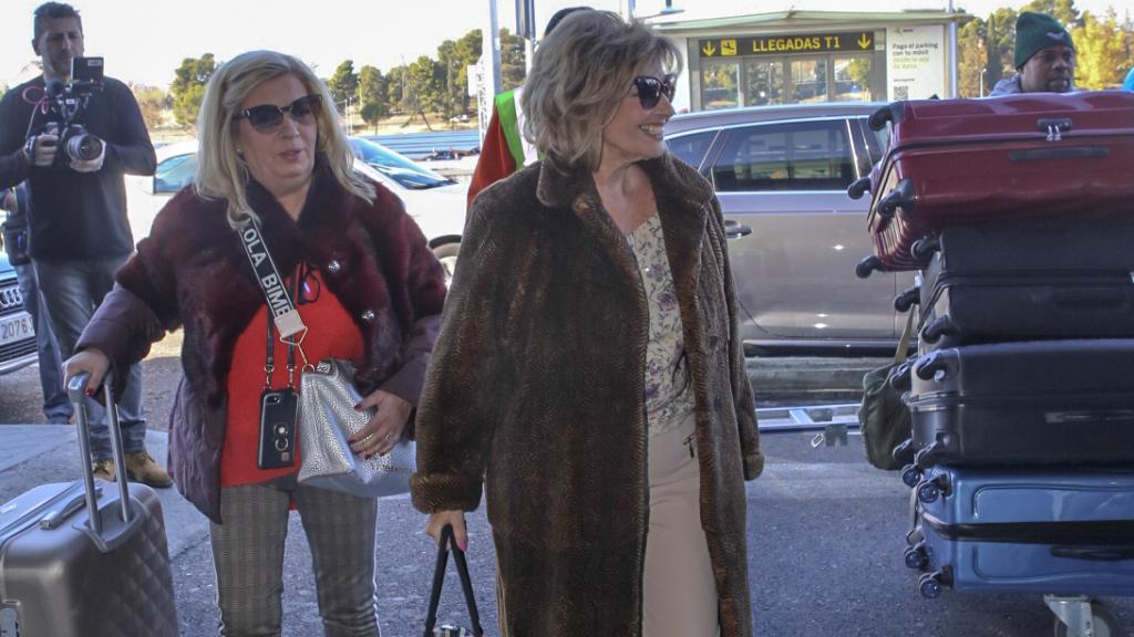 María Teresa poniendo rumbo a Nueva York el mismo día del cumpleaños de Bigote