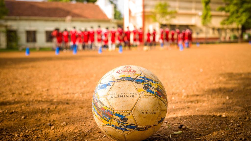 Juan Mata durante un viaje solidario a la India