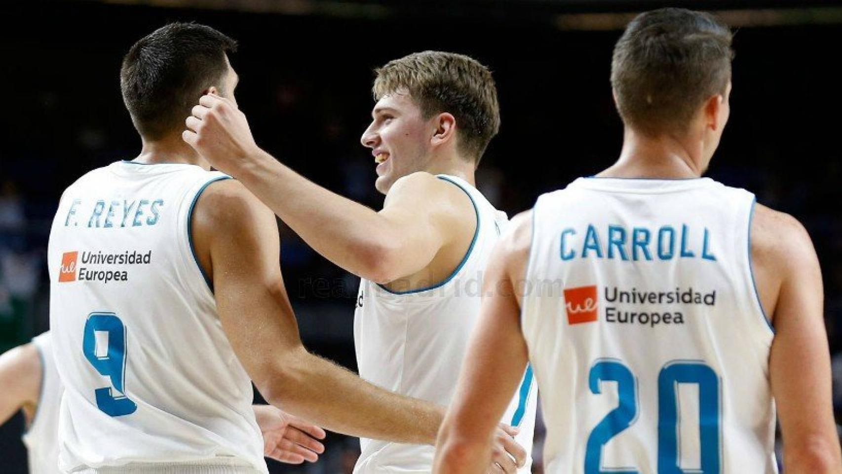 Carroll, Doncic y Reyes ante Unicaja.