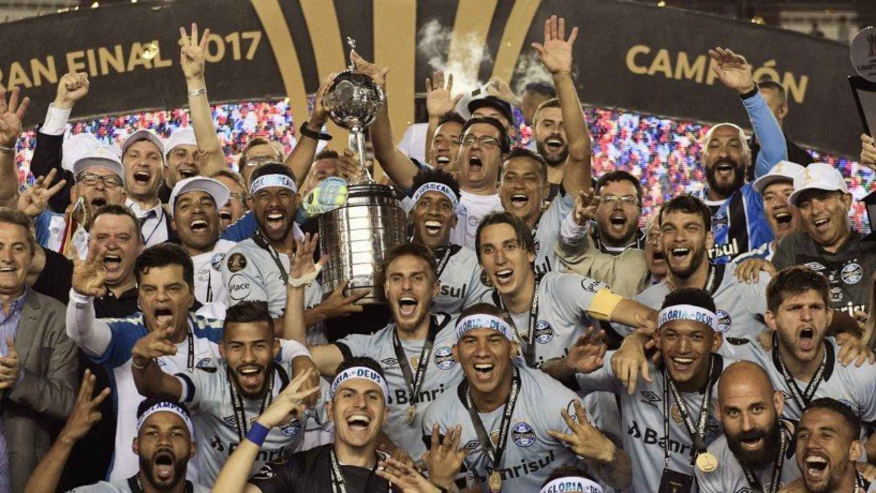 Gremio gana la Copa Libertadores. Foto Twitter (@Gremio)