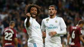 Marcelo y Theo Hernandez en el Real Madrid - Eibar