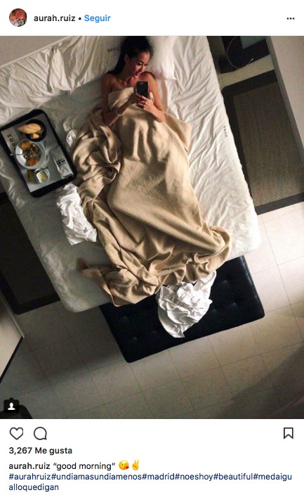 Aurah, la novia de Jesé, vuelve a revolucionar Instagram con una foto en la cama