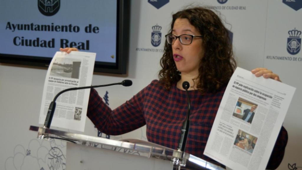 Sara Martínez, portavoz del Ayuntamiento de Ciudad Real