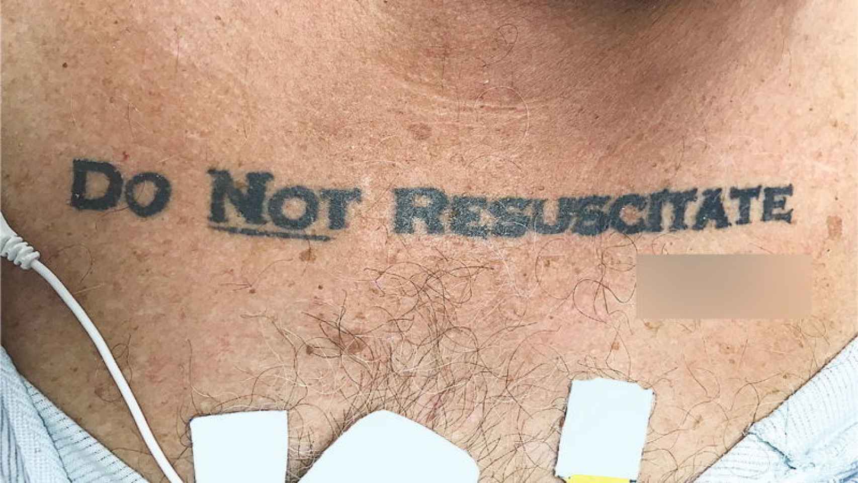 Urgencias lo flipa con el tatuaje de este hombre