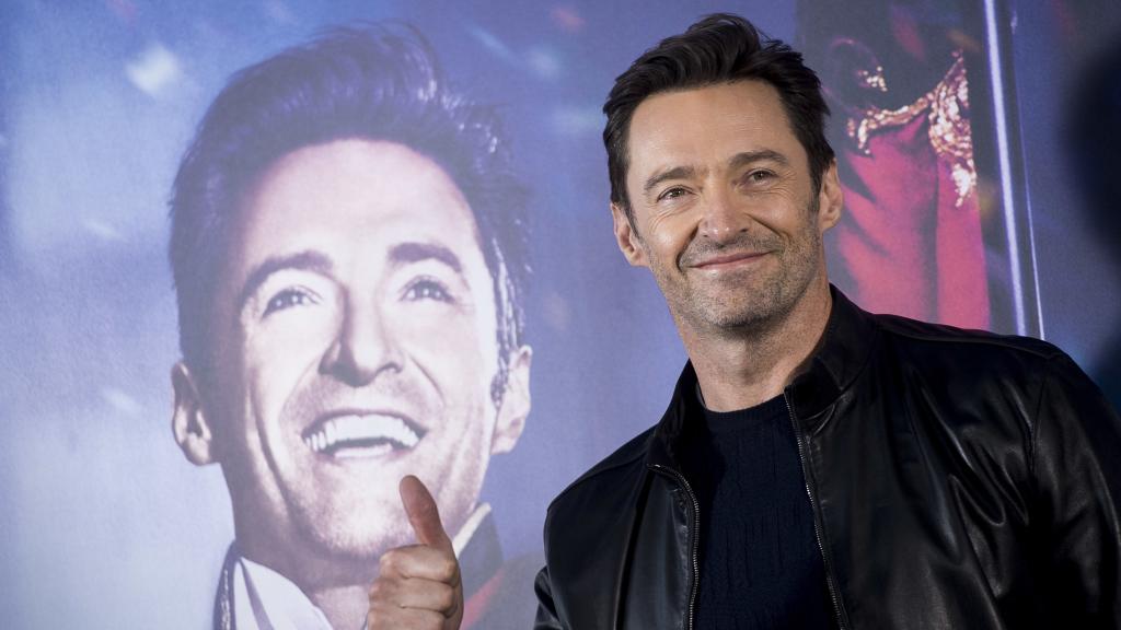 Hugh Jackman en Madrid.