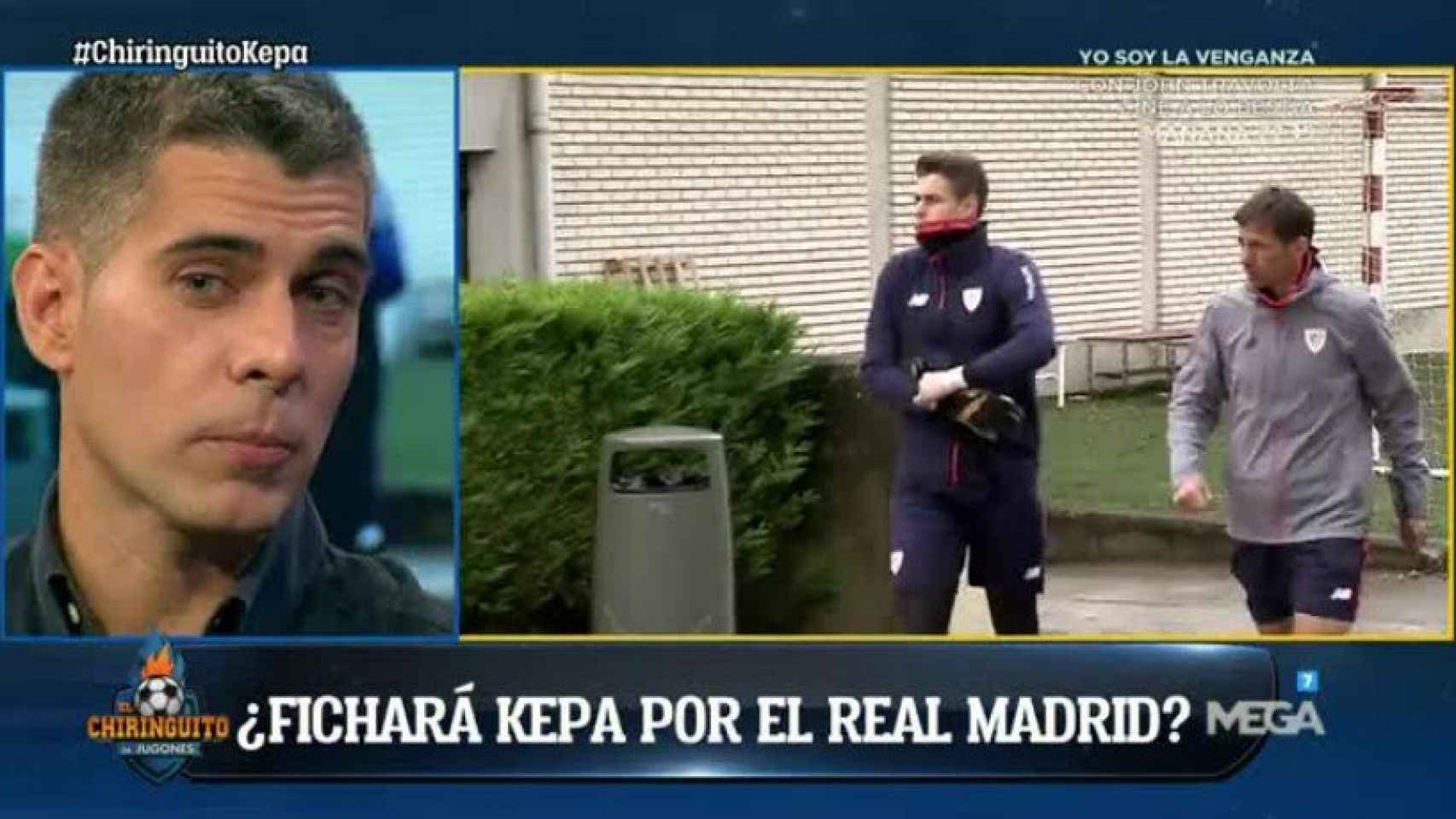 José Luis Sánchez avanza la situación de la operación Kepa. Foto: Twitter (@elchiringuitotv)