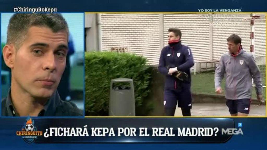 José Luis Sánchez avanza la situación de la operación Kepa. Foto: Twitter (@elchiringuitotv)
