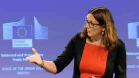 La comisaria de Comercio, Cecilia Malmström