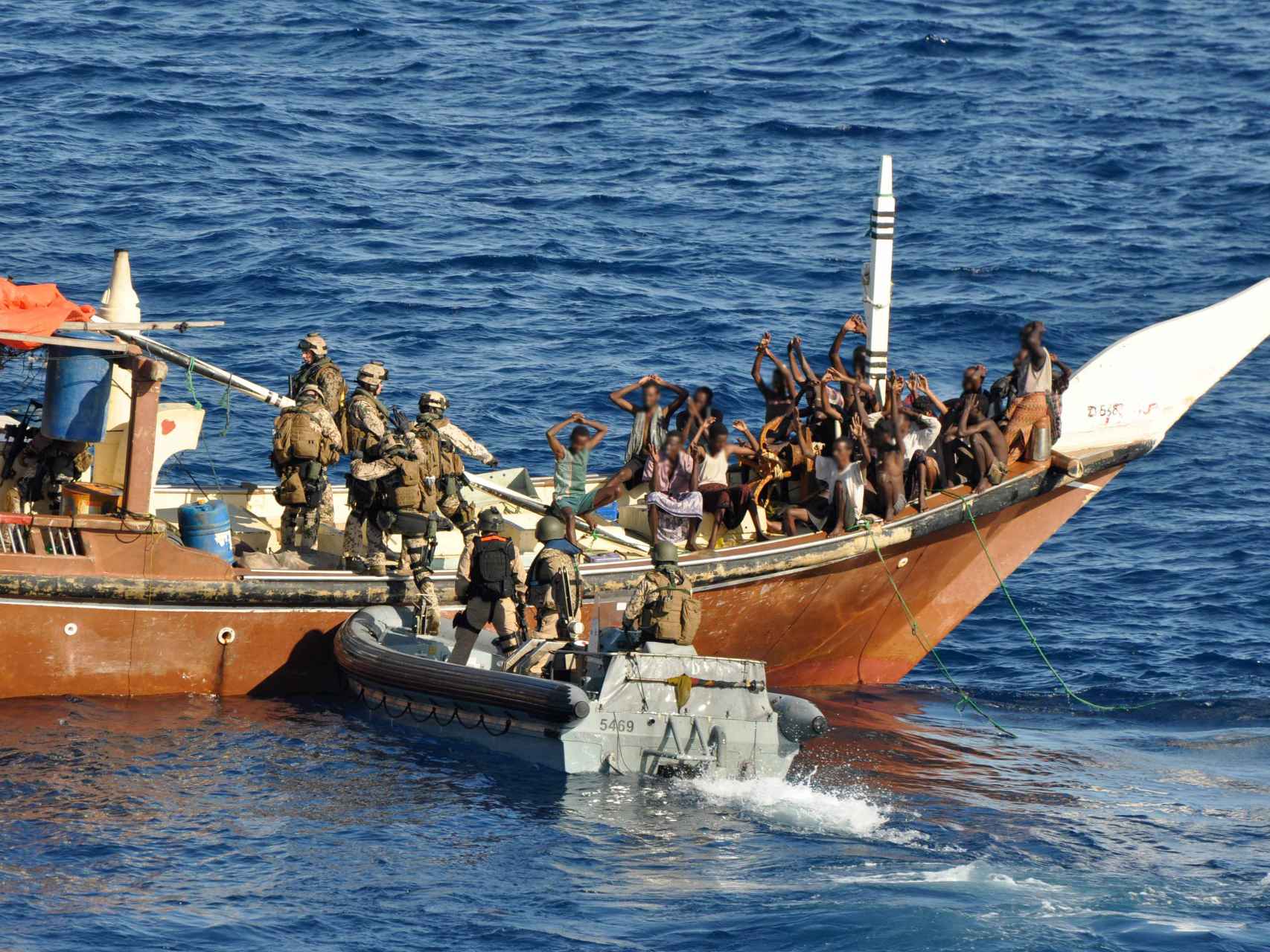 Intervenciones militares sobre piratas en el Índico