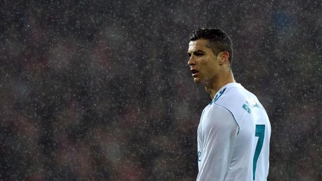 Cristiano Ronaldo tras el empate en San Mamés.