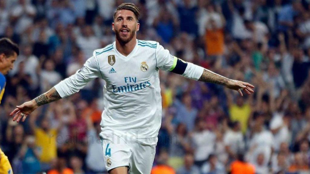 Sergio Ramos, autor del tercer tanto